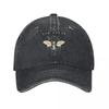 Bad Omens Mottenmänner Frauen Baseballkappe Metal Rock Distressed Denim Kappen Hut Vintage Outdoor Sommer Geschenk Snapback Hut