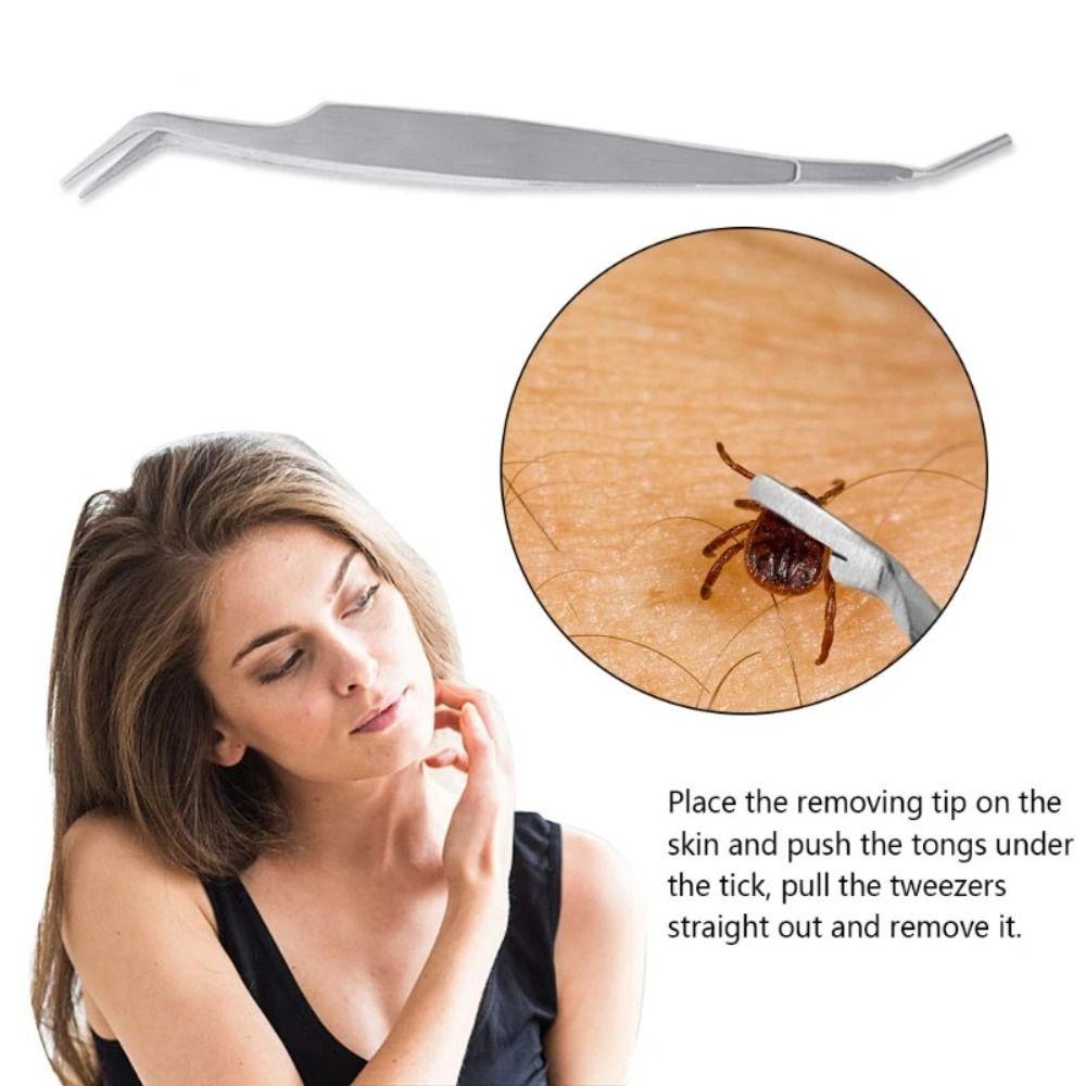 Professional Tick Tweezers 2 In 1 Tick Remover Tweezers Pets Flea And Tick Remover  Pets