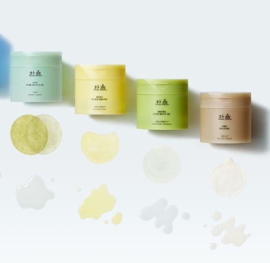 Hanyul Pad 60+10 Sheets Plan 4 types to choose from (Young Mugwort Trouble Soothing/Moonlight Yuja Vita Tone Up)