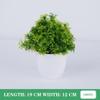 Künstliche Grüne Pflanzen Bonsai Tisch Topfpflanzen Ornamente Simulation Topfpflanzen Kunstblumen für Hotel Büro Zuhause Gartendekor