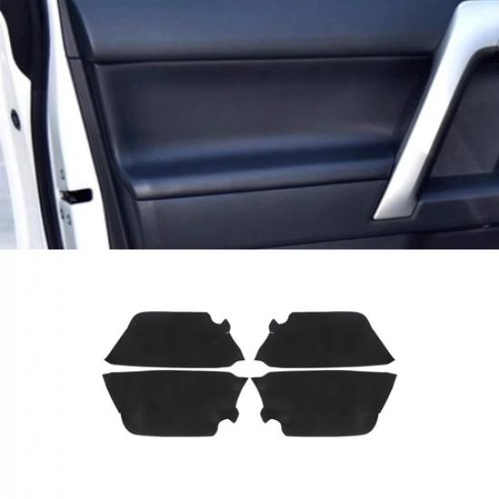 4x Накладки-подушки на подлокотники дверей салона автомобиля из натуральной кожи для Toyota Prado 10-18