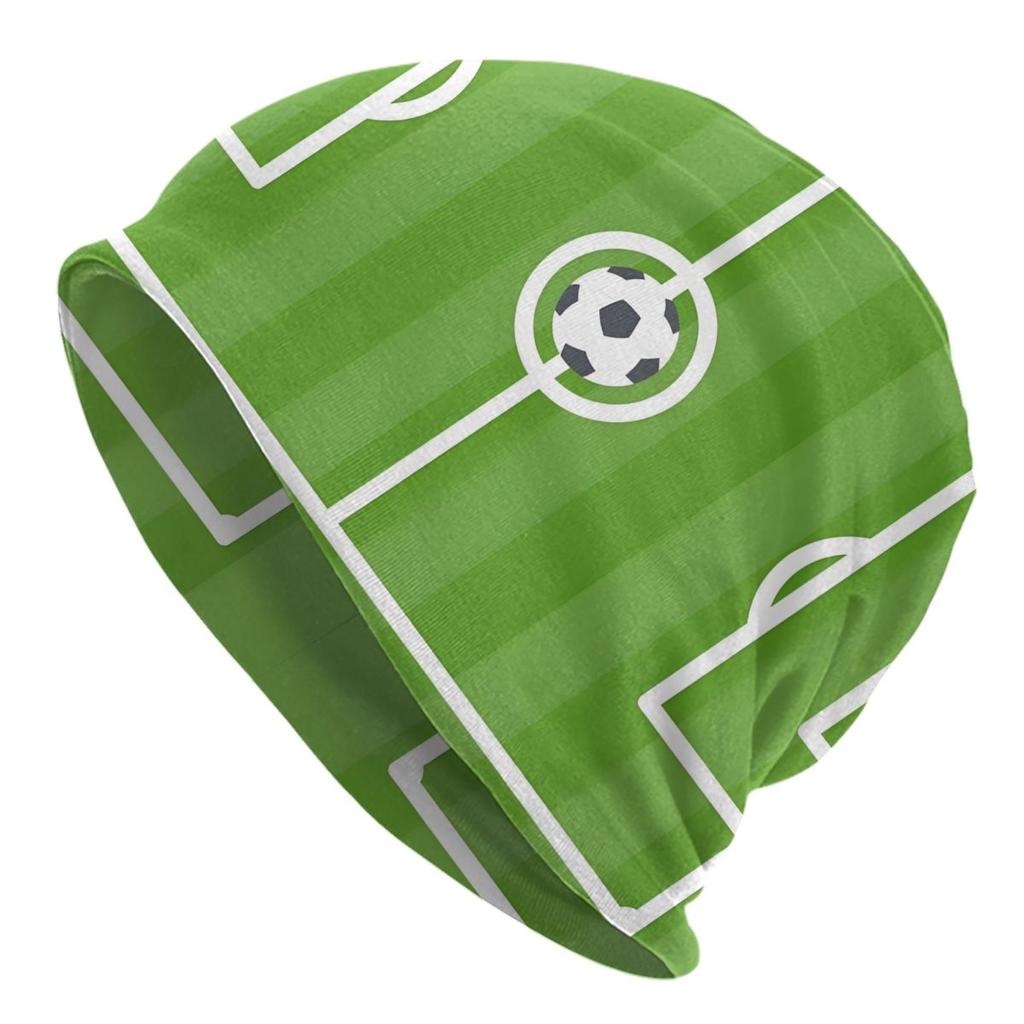 Custom Football Soccer Stadium Skullies Beanies Caps Men Women Trend Winter Warm Knitting Hat Adult Popular Bonnet Hats