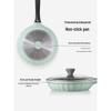 Beiding 26cm Light Cedar Green Non-Stick Frying Pan with Lid