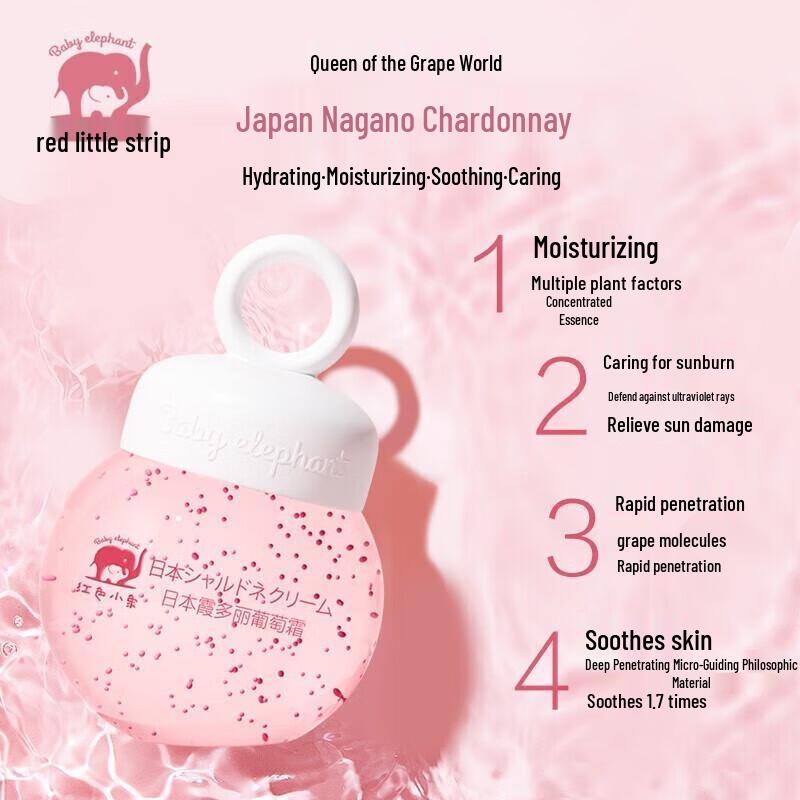 Red Elephant Kids Prebiotic Soothing Cleansing Foam & Chardonnay Grape Moisturizer Set