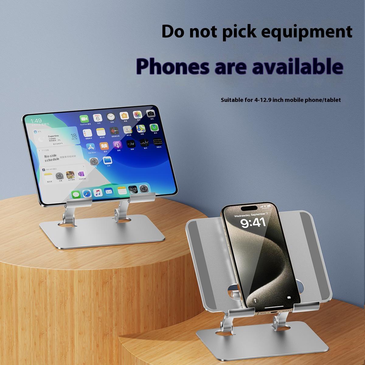 

XWJ-2068 Aluminum Alloy Foldable Phone Bracket Heat Dissipation Tablet Stand Grey