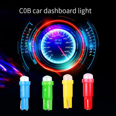 10 Adet T5 C0B Araç Gösterge Paneli Gösterge Lambası W1.2W W3W LED 1SMD Okuma Lambası Gösterge Lambası Ampulü 4014 LED Süper Parlak Sinyal Lambası