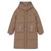 Cotton Jacket Women's Mid-Length 2025 New Winter Korean Version Loose Thickened Cotton Jacket Over the Knee Bread Jacket Korean Jacket