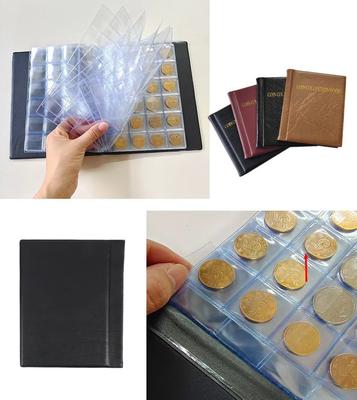 240 Fächer Münzsammlungsbuch Münzsammlungsalbum Gedenkmünzen Organizer Aufbewahrung 30mm