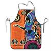 African Woman Afro Fashion Girls Aprons Chef Baking Tablier Sleeveless Bib Kitchen Cleaning Pinafore for Women Men Gardening