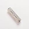 1PCS Gold Silver 3.5mm Female To Female Audio Adapter Connector Coupler Stereo F/F Extension