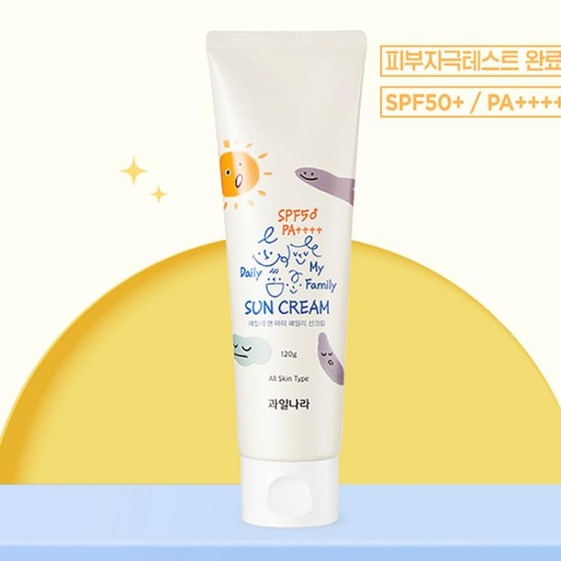 Fruit Nara Daily   My Family Sun Cream 120 G