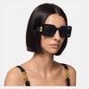 Versace Temple Gold Medusa Logo Nylon Metal Irregular Sunglasses Women Black 12146771 O4467U-OGB18754_ONUL-Black 54