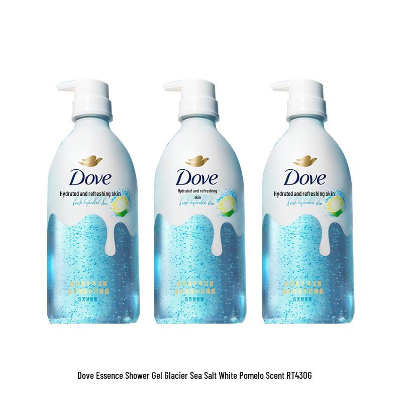 Dove Glacier Sea Salt White Grapefruit Essence Shower Gel