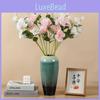 Artificial Eustoma Silk Flower Bouquet For Wedding Decor Home Styling Photography Prop
