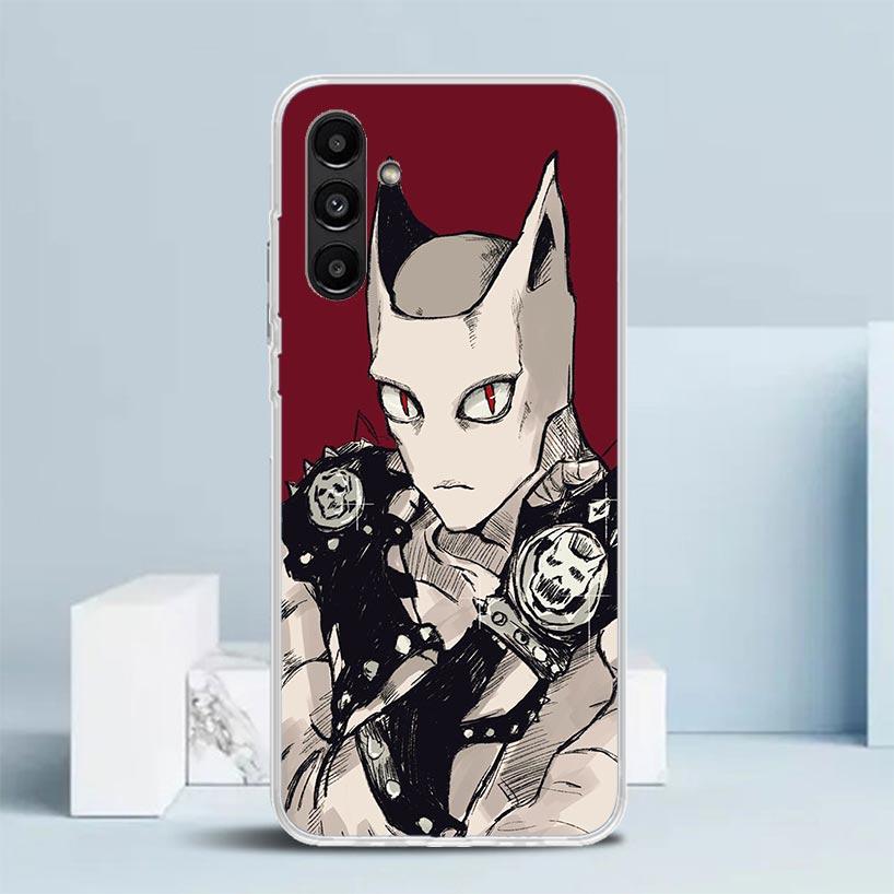JoJo Kira Yoshikage Killer Queen Cover for Samsung Galaxy A17 A37 A57 A16 A26 A36 A56 A15 A14 A55 Phone Case A13 A53 A25 A35 A24