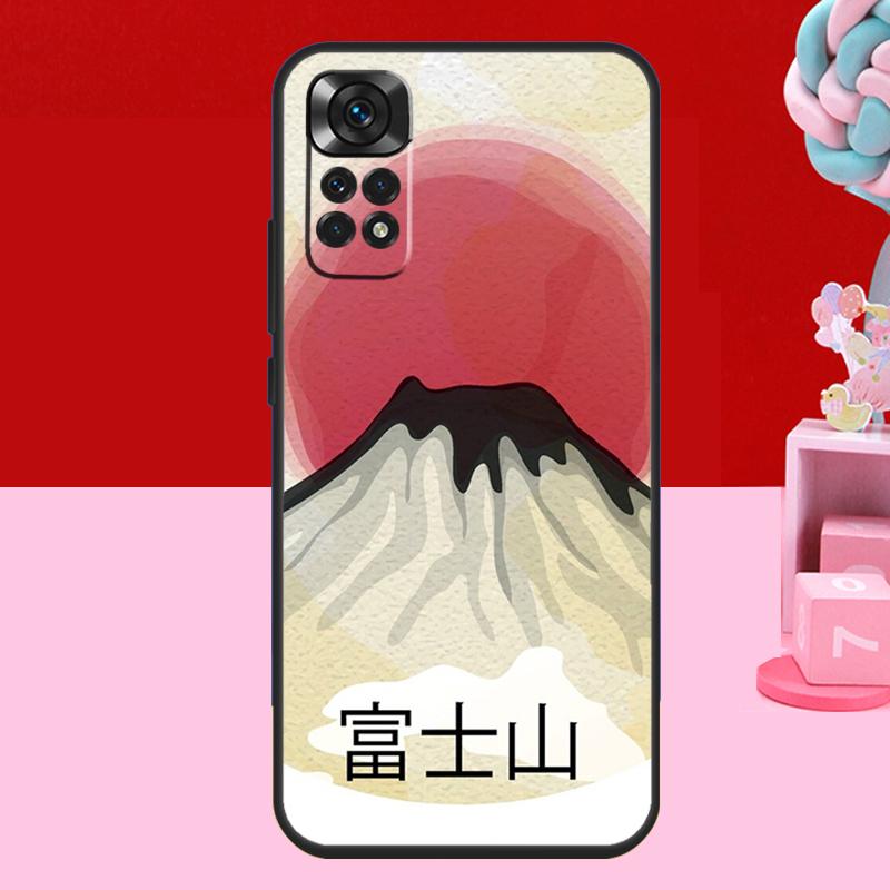 Japanese art Mount Fuji Case For Xiaomi Redmi Note 14 13 12 10 11 15 Pro Plus Redmi 15 C 10C 12C 13C 14C Soft Cover