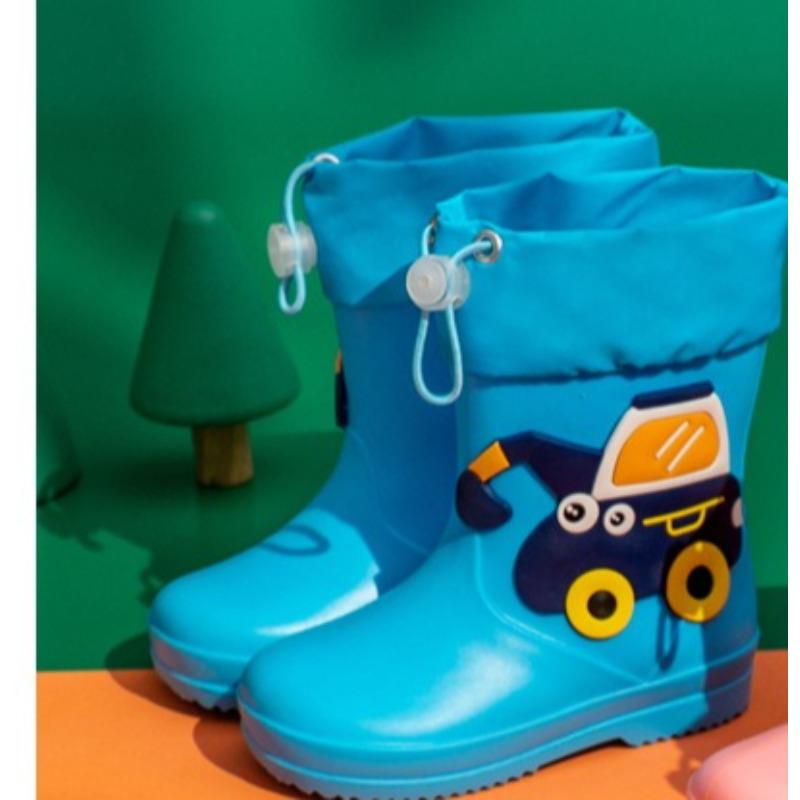 Gummistiefel, Wasserdichte Schuhe für Jungen, Rutschfeste Regenstiefel, Wasserschuhe für Mädchen