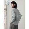 ZIHAN Women's Printed Round Neck Long Sleeve Knitted Sweater