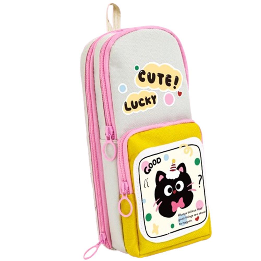 

Creative Capybara Pen Bag INS Cartoon Pencil Case Cosmetics Bag Capibala Pencil Pouch Student розовый