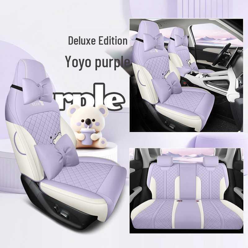 BYD Yuan UP All-Season Leather Car Seat Cover - Full Coverage & Breathable