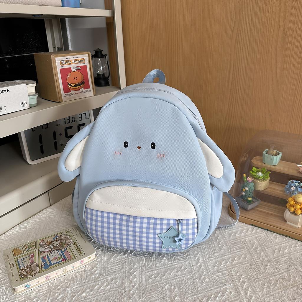 Schoolbag High Value Cartoon Backpack Girls Japanese ins Style Cute Rabbit Student Small Backpack Versatile Campus School Bag
