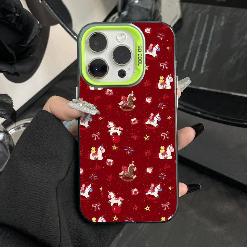 New Year's Pony is suitable for Apple 17Promax mobile phone case iPhone15/14/13 girl 16Promax trend