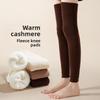 Over-knee Long Stockings - Children's Autumn/winter Padded Thick Warm Knee Guards for Legs, Stretchy Pure Color Simple Pressure Stockings