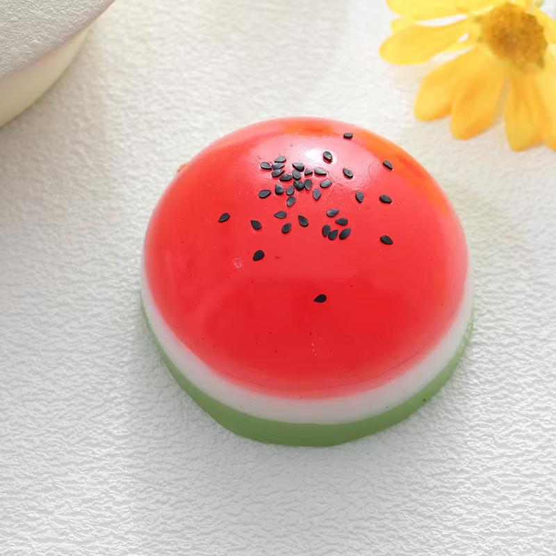 Watermelon Shaped Soft Fidget Toys Cute Cartoon Designs Perfect For Stress Relief Kids Birthday Party Favors Daily Play