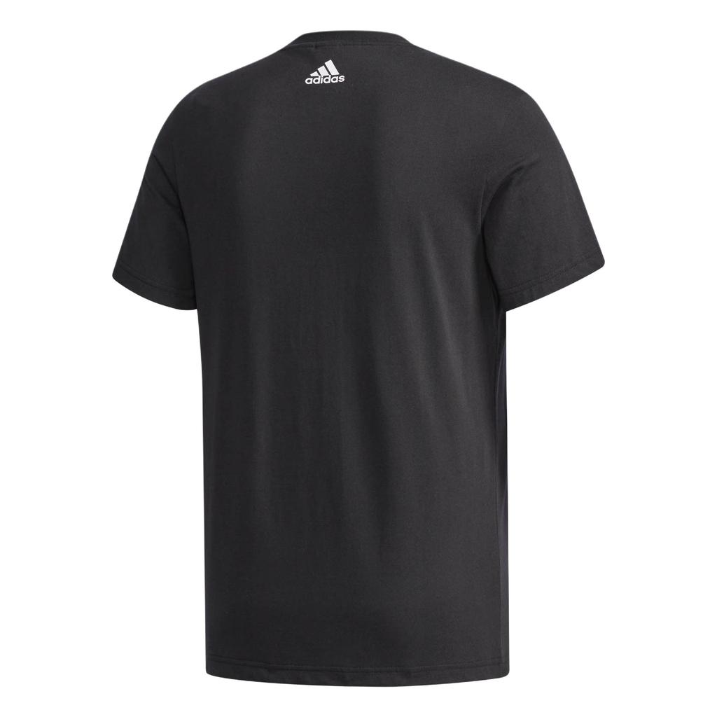 Adidas Comfortable Breathable Round Neck Pure Cotton Sports Short Sleeve T-Shirt Men Tops Black White CX5001