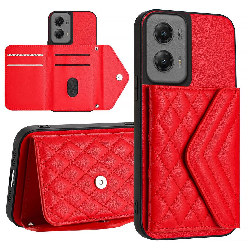 Suitable for Moto Edge 60 mobile phone case Google Pixel 9 Xiaoxiangfeng card bag diagonally across Redmi A5 rhombus