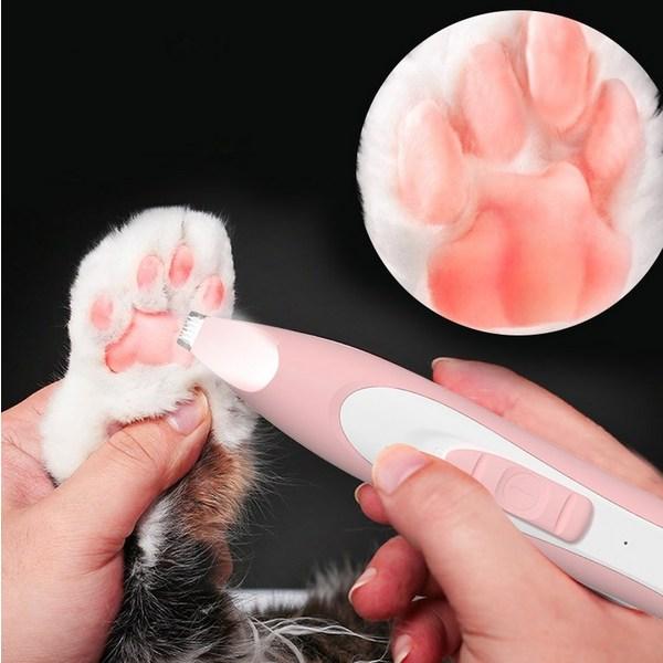 Dingdongpet Pet LED Soft Mini Clipper, Pink, 1 Piece, Korean Pet Shampoo