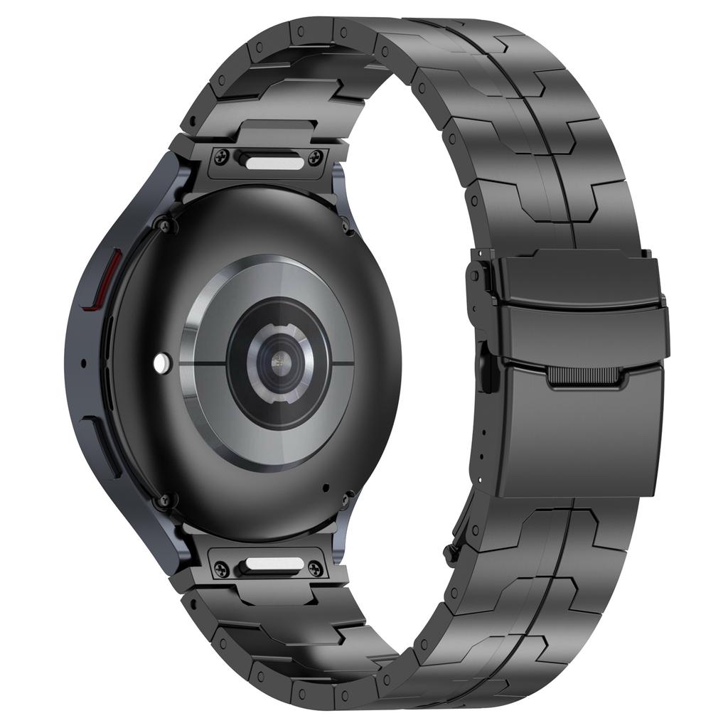 For Samsung Galaxy Watch6/Watch 5/Watch FE 40mm/Watch4 Watch Strap Stainless Steel Watch Band with Connector