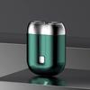 Portable Double-Headed Mini Magnetic Rechargeable Electric Shaver for Men Compact Travel-Friendly Grooming Tool USB Portable men