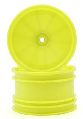 Kyosho 2.2-inch Dish Wheels (RearYellowPack of 2) OTH248YB