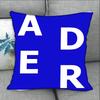 1pc Brand Ader Error Pillow Case Square Pillow Bedroom Sofa Leisure Comfort Cushion Car Living Room Home Decoration