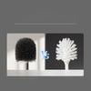 Cleaning Toilet Brush Household Toilet Washing Toilet Brush No Dead Ends with Base Long Handle Set Bathroom Dredging Artifact
