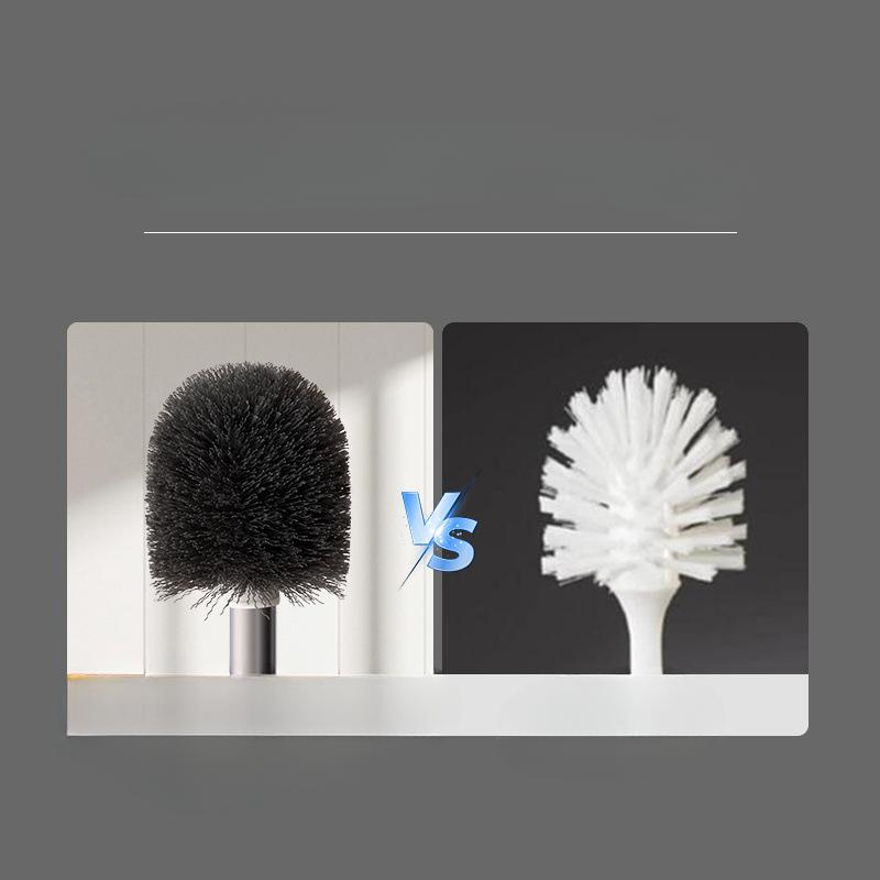 Cleaning Toilet Brush Household Toilet Washing Toilet Brush No Dead Ends with Base Long Handle Set Bathroom Dredging Artifact