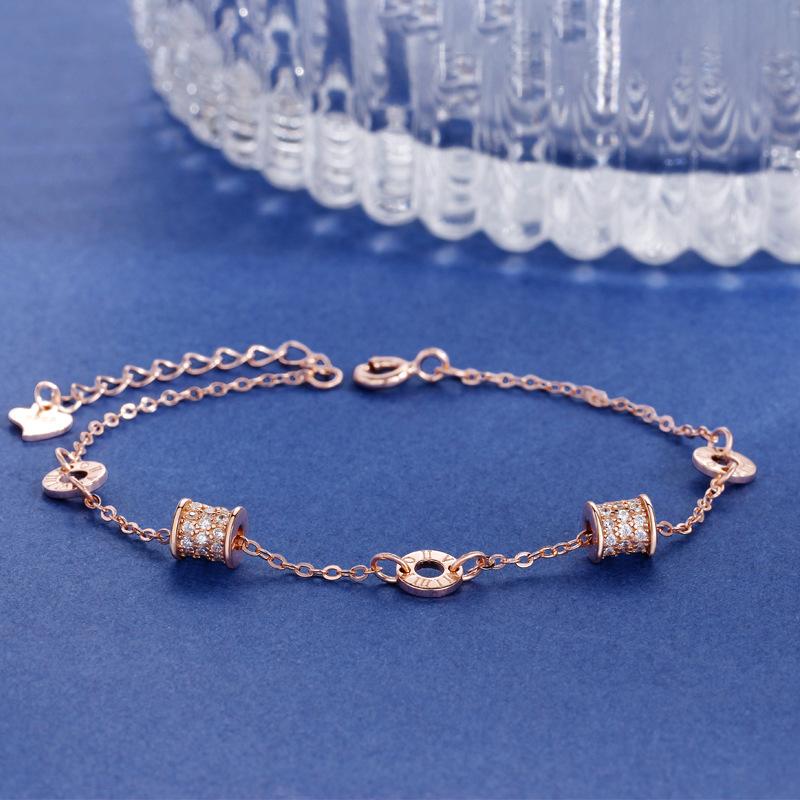 Roman Numerals Small Waist Bracelet Women's Light Luxury Niche High-end Ins Style Jewelry Women