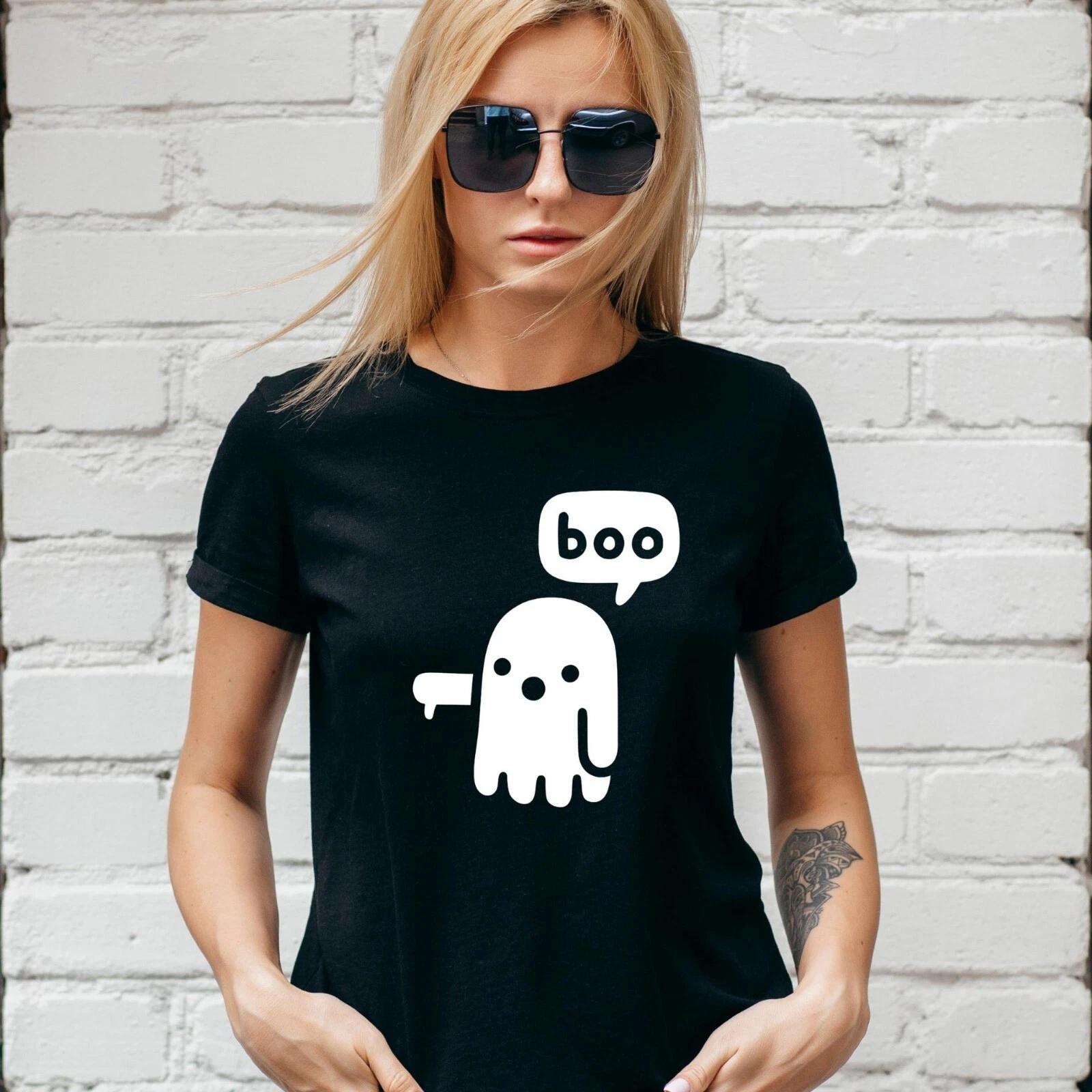 GHOST OF DISAPPROVAL T-Shirt, HALLOWEEN, FUNNY PARTY, SCARY, Unisex and Lady Fit M