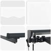 Electric Retractable Awning White and Anthracite 4.5 x 3.5 m