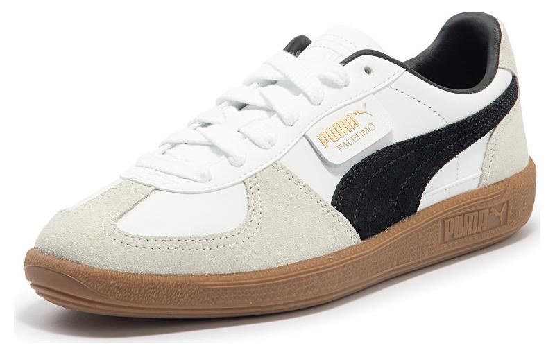 Puma Palermo Leather White Vapor Grey Gum 396464-01