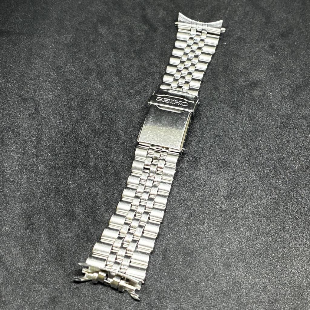 Used SEIKO Black Boy Stainless Steel Watch Band 22mm