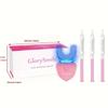 Teeth Whitening Gel Pens Teeth Whitening Kit Rechargeable Home Use Wireless Teeth Whitening Kit With LED Blue Lights