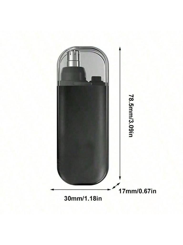 Electric Nose Hair Trimmer Portable Nose Ears Hair Eyebrow Trimmer for Men Rechargeable Nose Hair Trimmer