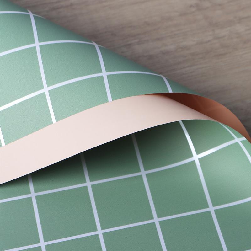 20Pcs Waterproof Floral Wrapping Paper Double Sided Elegant Letter Printed Bouquet Packing Material Bouquet Wrapping Paper