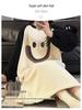 Women's Cartoon Flannel Nightgown – Cute, Cozy, Long Sleeve, Mid-Length Dress for Fall/Winter, Suitable for Home or Outdoors
