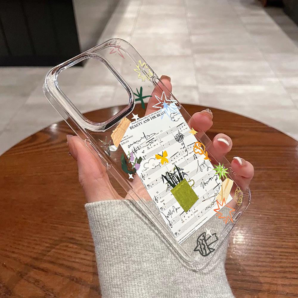 Acrylic Phone Case for iPhone 11 12 13 14 Pro 12 14 16 Pro Max for Samsung A16 A36 A56 S24 FE High-quality Painted Anti-fall Mobile Phone Case