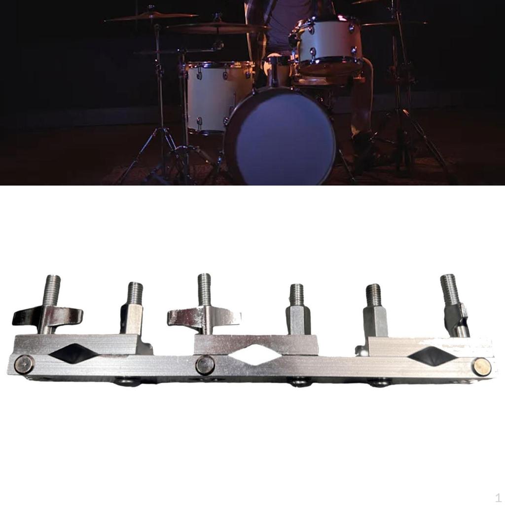 Drum Multi Clamp, Cymbal Stand Mount Holder, Adjustable Cowbell Mounting Clamp