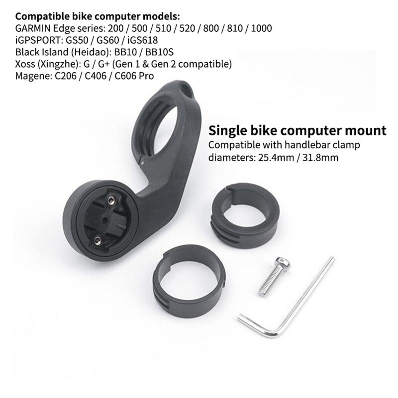 Bicycle Computer Mount Holder Plastic Mtb Mountain Bike Handlebar Odometer Stopwatch Rack Garmin Bryton Wahoo Road Cycling Parts