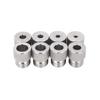 Durability Stainless Steel Drill Bushings 8Pcs Set 3-10mm Hole Option M14x1.5 Coarse Threads For Enhanced Tool Stability